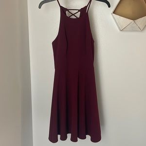MAROON DRESS (HOMECOMING/ SPRING FLING)